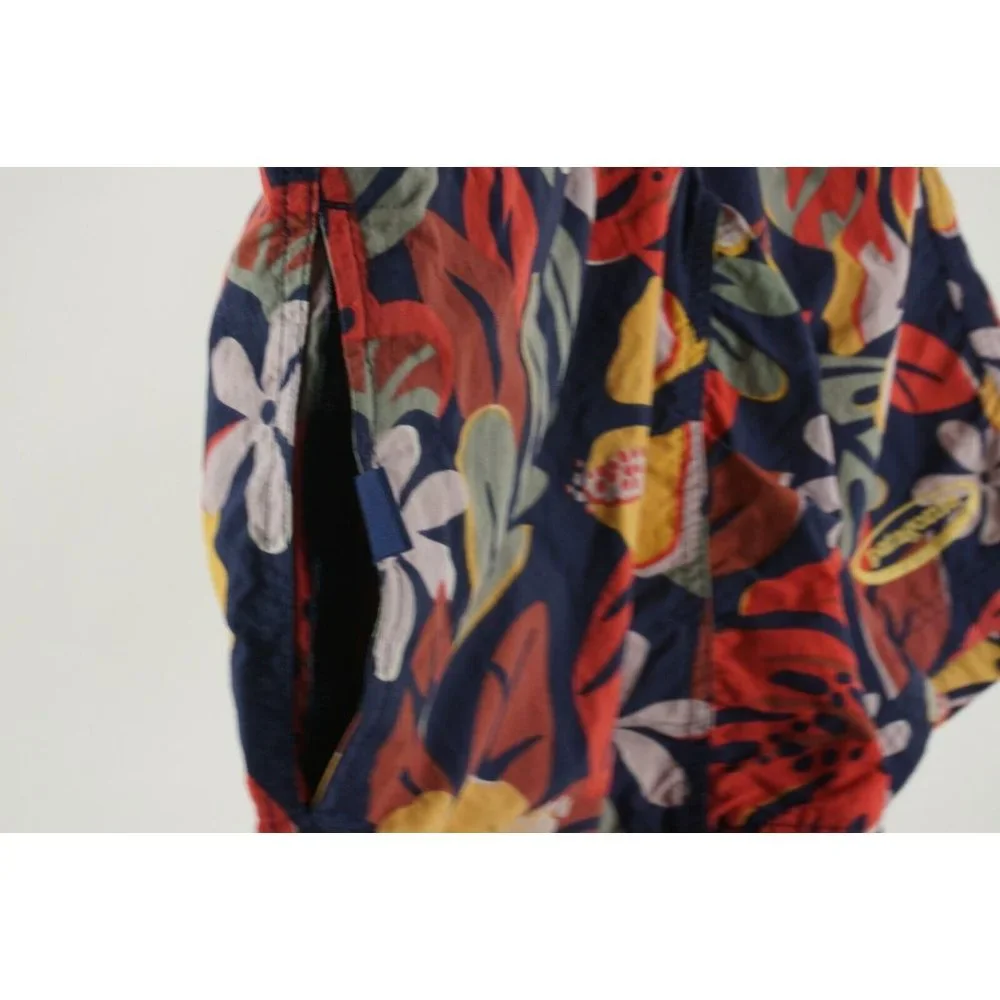 Patagonia Wavefarer Recent Board Short‎ Men's 28 Blue Red Orange Floral Nylon